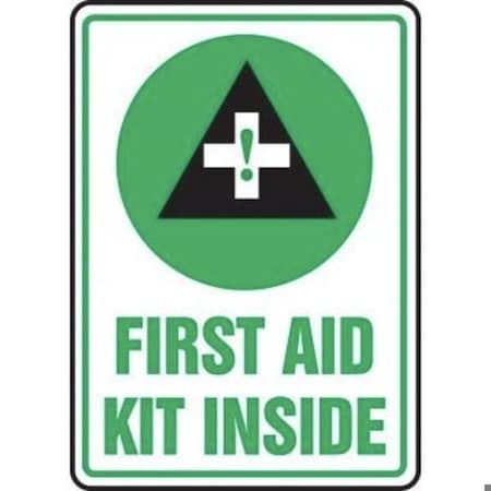 Accuform SAFETY SIGN FIRST AID KIT INSIDE 14 in MFSD538XL